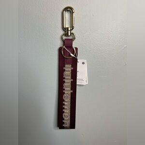 Lululemon Athletica Red and Gold Key & Card Holder